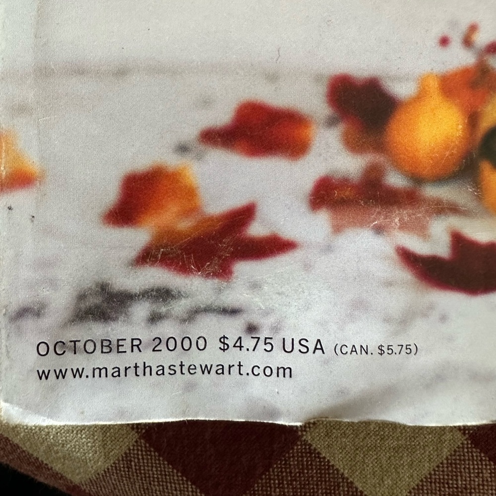 Martha Stewart Autumn Leaves Decor Inspiration October‎ 2000 magazine - Picture 2 of 2